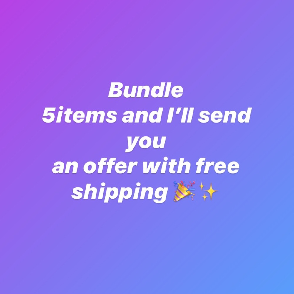Bundle the items you’ve been wanting🎉